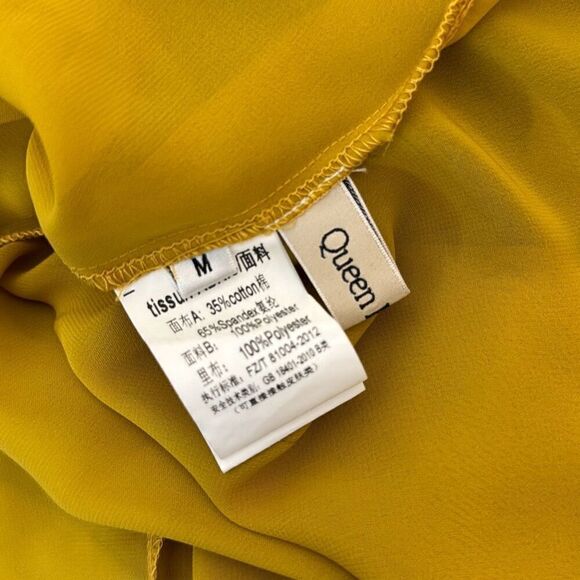 Queen Mulock Abstract Floral Dress M - Picture 6 of 7